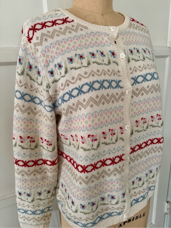 Talbots Sweaters - Talbots 💯 cottonButton-Front Women's petite Sweater Cardigan